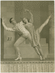 Jere McMahon (Sir Gawain) and Vera-Ellen (Mistress Evelyn La Belle-Ans) in the 1943 revival of A Connecticut Yankee
