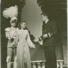 Chester Stratton (Sir Galahad), Julie Warren (The Demoiselle Alisande la Carteloise) and Dick Foran (Lt. Martin Barrett) in the 1943 revival of A Connecticut Yankee