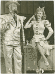 Robert Chisholm (King Arthur) and Vera-Ellen (Mistress Evelyn La Belle-Ans) in the 1943 revival of A Connecticut Yankee