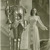 Robert Byrn (Sir Kay, The Seneschal) and Mimi Berry (Angela, Hand-maiden to Queen Morgan La Fay) in the 1943 revivial of A Connecticut Yankee