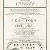 Lew Fields presents Helen Ford in a musical narrative "Chee-Chee" by Fields, Rodgers and Hart