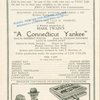 Lew Fields and Lyle D. Andrews present A musical adaptation of Mark Twain's "A Connecticut Yankee" 