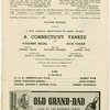 Richard Rodgers presents a new musical adaptation of Mark Twain's A Connecticut Yankee with Vivienne Segal, Dick Foran