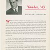 Souvenir program for the 1943 revival of A Connecticut Yankee