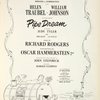 Souvenir program for Pipe Dream