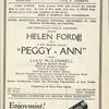 Program (dated 12/27/1926) for Peggy-Ann at the Vanderbilt Theatre (New York, N.Y.)