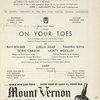 Program for the opening night (4/13/1936) of On Your Toes