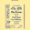 Program for the out-of-town tryout of Pipe Dream, dated October 22-29, 1955, at the Shubert Theatre (New Haven, Conn.)
