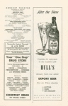 Program for the out-of-town tryout of Pipe Dream, dated October 22-29, 1955, at the Shubert Theatre (New Haven, Conn.)