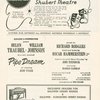 Program for the out-of-town tryout of Pipe Dream, dated October 22-29, 1955, at the Shubert Theatre (New Haven, Conn.)
