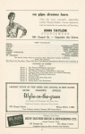 Program for the out-of-town tryout of Pipe Dream, dated October 22-29, 1955, at the Shubert Theatre (New Haven, Conn.)