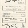 Program for the out-of-town tryout of Pipe Dream, dated October 22-29, 1955, at the Shubert Theatre (New Haven, Conn.)