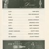 Program for the opening night of Pipe Dream, November 30, 1955