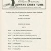 Program for the opening night of Pipe Dream, November 30, 1955