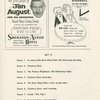 Program for the opening night of Pipe Dream, November 30, 1955