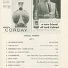 Program for the opening night of Pipe Dream, November 30, 1955