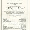 Lido Lady at the Gaiety Theatre
