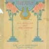 Program for Poor Little Ritz Girl, dated July 28, 1920, at the Central Theatre (New York, N.Y.)
