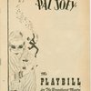 Program for the 1952 revival of Pal Joey, at  The Broadhurst Theatre