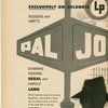 Program for the 1952 revival of Pal Joey, at  The Broadhurst Theatre