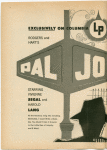 Program for the 1952 revival of Pal Joey, at  The Broadhurst Theatre