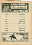 Program for the 1952 revival of Pal Joey, at  The Broadhurst Theatre
