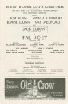 Program for the 1963 revival of Pal Joey, at the New York City Center