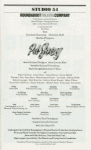 Program for a preview performance of the 2008 revival of Pal Joey