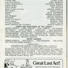 Program for a preview performance of Rex at the Lunt-Fontanne Theatre, April 1976