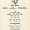 Program for the 1990 revival of The Sound of Music