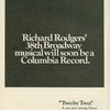 Program for Two By Two, dated November 1970, at the Imperial Theatre