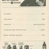 Program for Two By Two, dated November 1970, at the Imperial Theatre