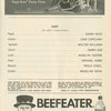 Program for the opening night  of Two By Two, at the Imperial Theatre, November 10, 1970