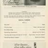 Program for the opening night  of Two By Two, at the Imperial Theatre, November 10, 1970