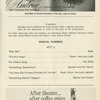 Program for the opening night  of Two By Two, at the Imperial Theatre, November 10, 1970