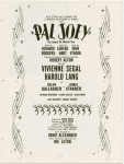 Souvenir program for the 1952 revival of Pal Joey
