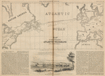 Map of the Submarine Atlantic Telegraph between Europe and America