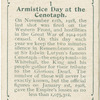 Armistice Day at the Cenotaph.
