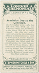Armistice Day at the Cenotaph.