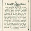 A Royal Proclamation at St. James's.