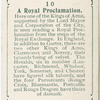 A Royal Proclamation.