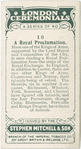 A Royal Proclamation.