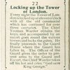 Locking up the Tower of London