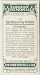 The Order of the Hospital of Saint John of Jerusalem in England.