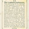 The Lambeth Conference.