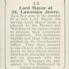 Lord Mayor at St. Lawrence Jewry.