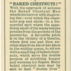"Baked Chestnuts!".