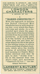 "Baked Chestnuts!".