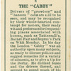 The "Cabby".