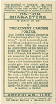 The Covent Garden Porter.